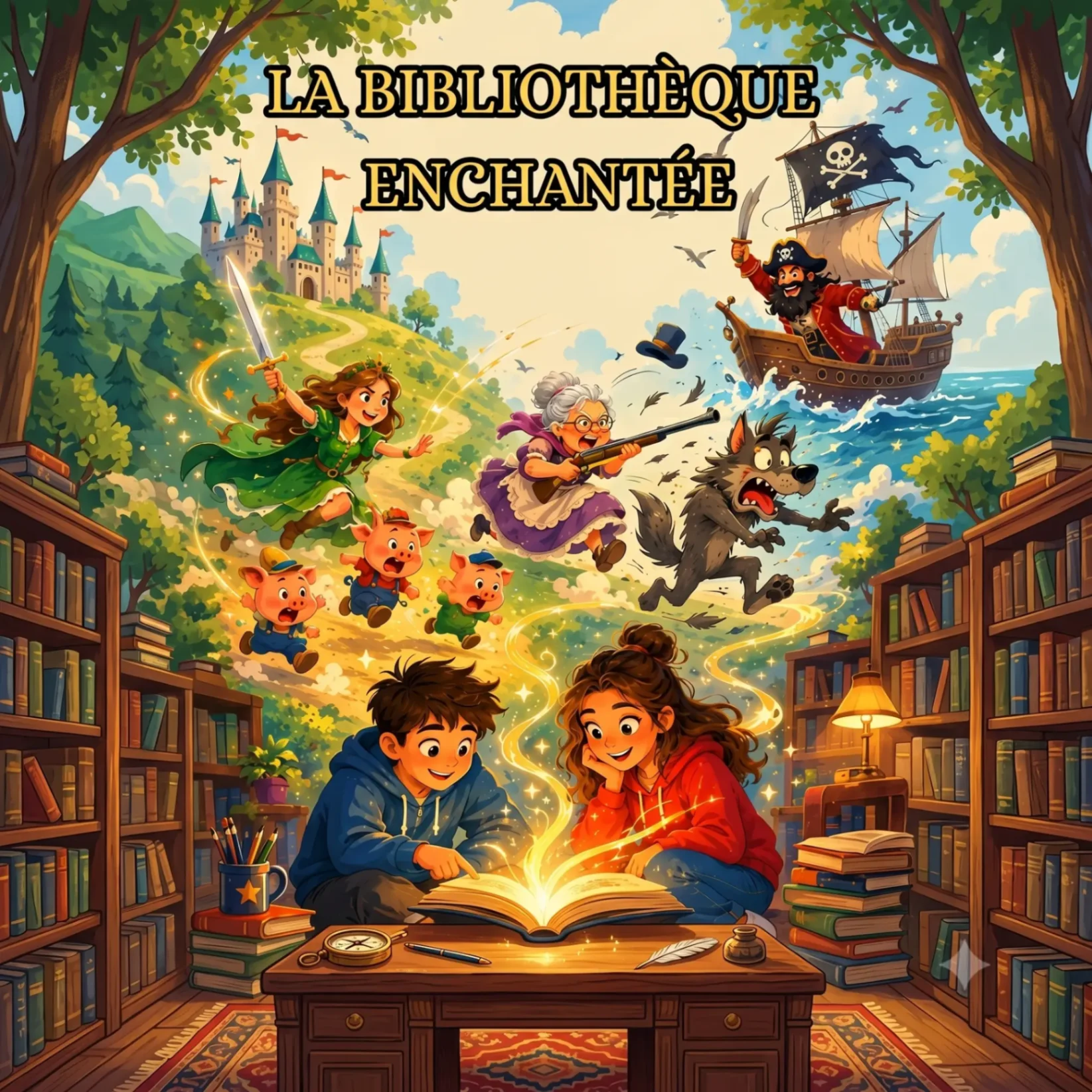 LA BIBLIOTHÈQUE ENCHANTÉE